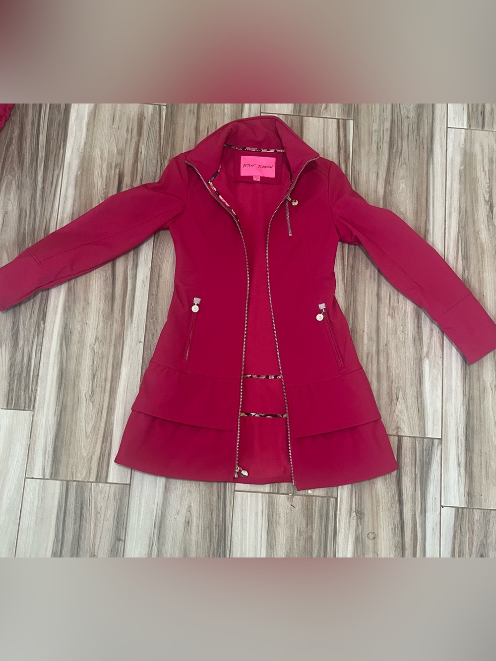 Betsey Johnson Hot Pink Women's Jacket
